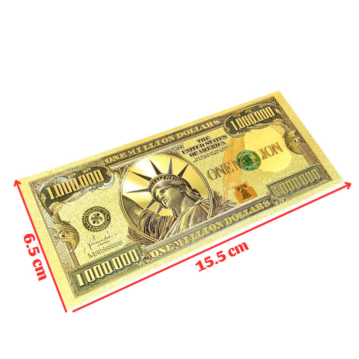 Tiền Lưu Niệm 1 Triệu Đô (USD) Plastic - SP006003